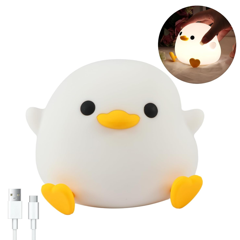 Niedliches Squishy Duck Nachtlicht