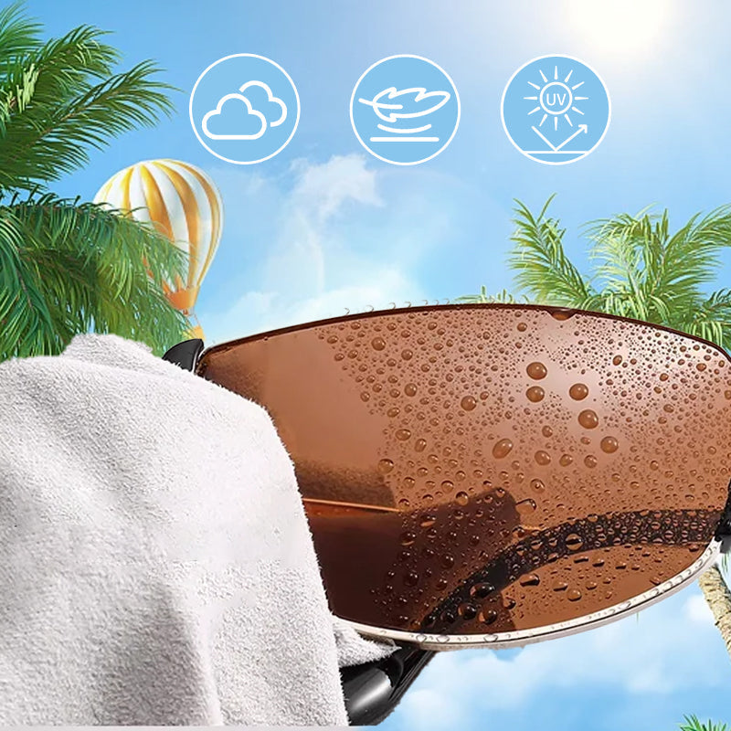 💗💃Ovale Retro-Sonnenbrille mit schmalem Rahmen für Damen