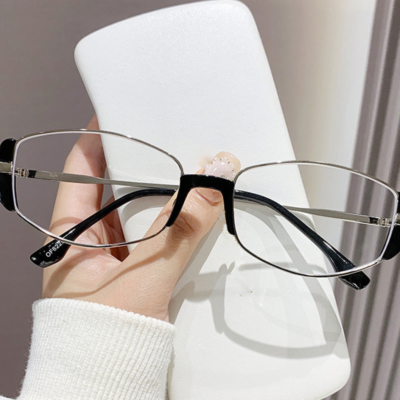 💗💃Ovale Retro-Sonnenbrille mit schmalem Rahmen für Damen