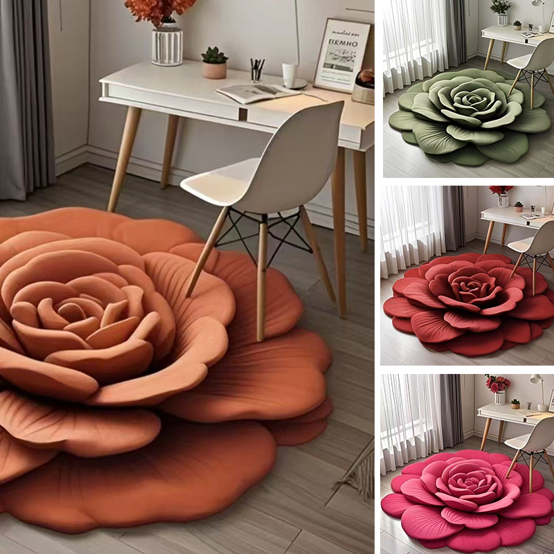 🌺Floral Plüsch für Diatomaceous Earth Bodenmatte