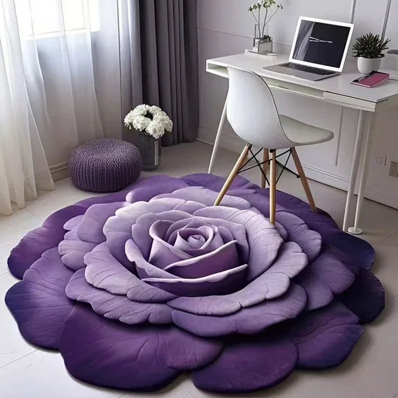 🔥Zeitlich begrenzter Rabatt und Sonderangebot🔥Floral Plüsch & Kieselgur Bodenmatte
