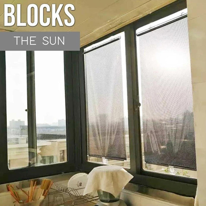 🚗🌞Einziehbarer Fenster-Sonnenschutz für Auto und Zimmer