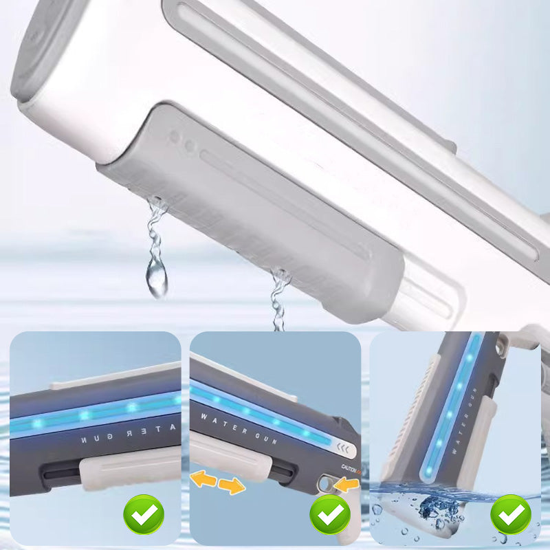Elektrischer Fernstrahl-Wasserblaster mit LED für Kinder und Erwachsene – 🥳Sommer-Sonderaktion!