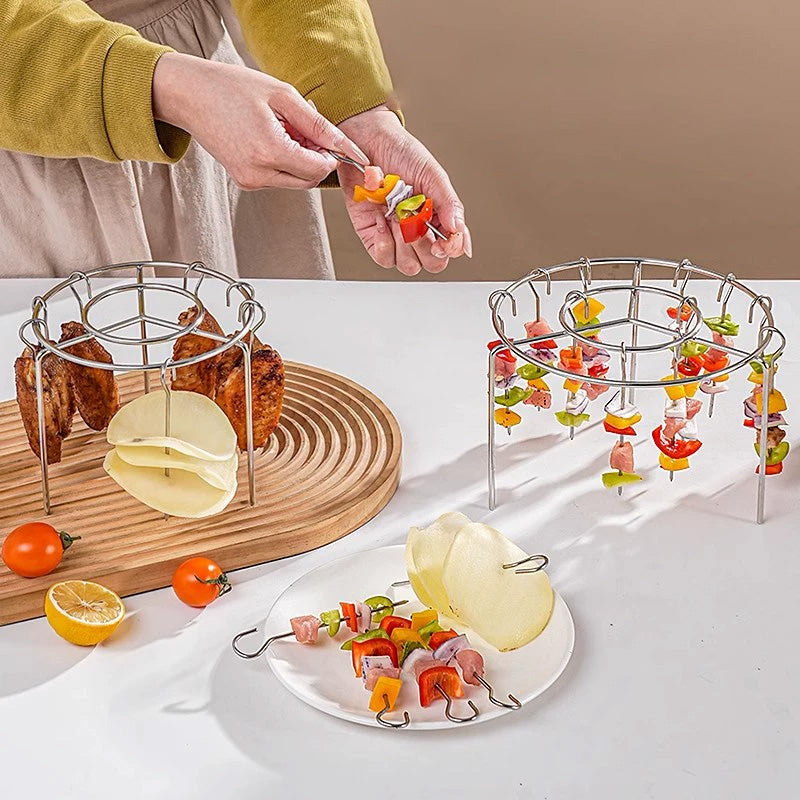 Vertikaler Grillrost für Heißluftfritteusen