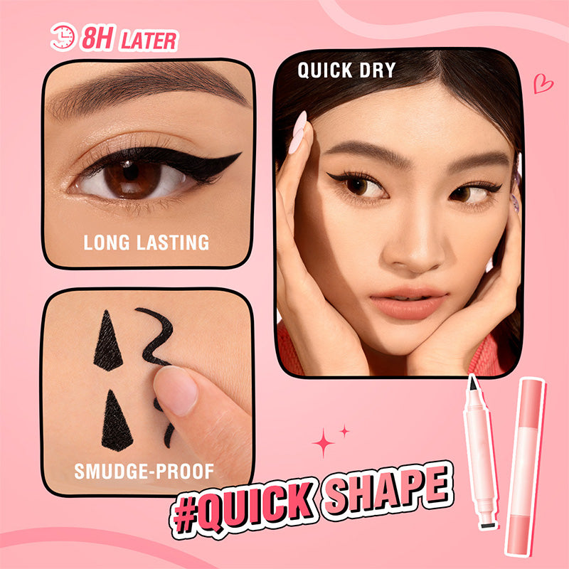 💝Doppelseitiger Stempel-Eyeliner