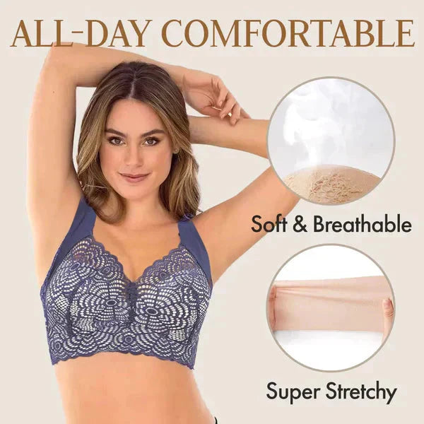 🌟Ultimate Lift Stretch Full Shape Seamless Lace Bra (3 PCS)