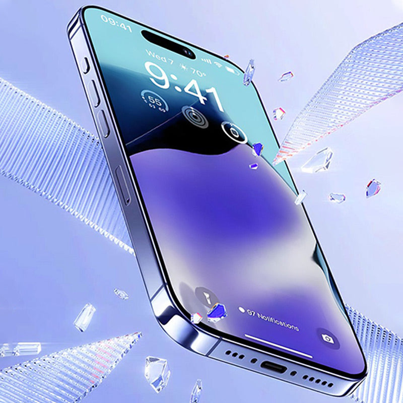 Auto-Alignment Anti-Spy Displayschutzfolie für iPhone Serie