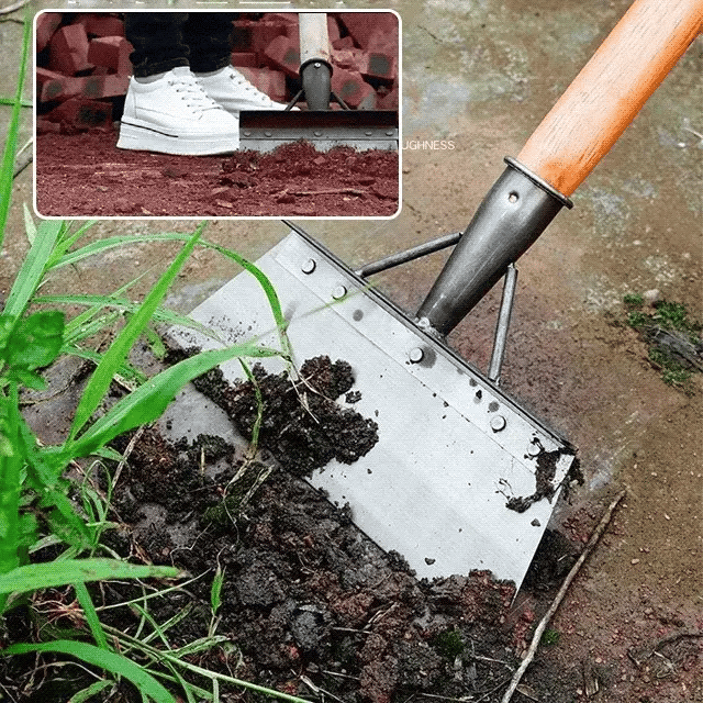 Multifunctional cleaning shovel