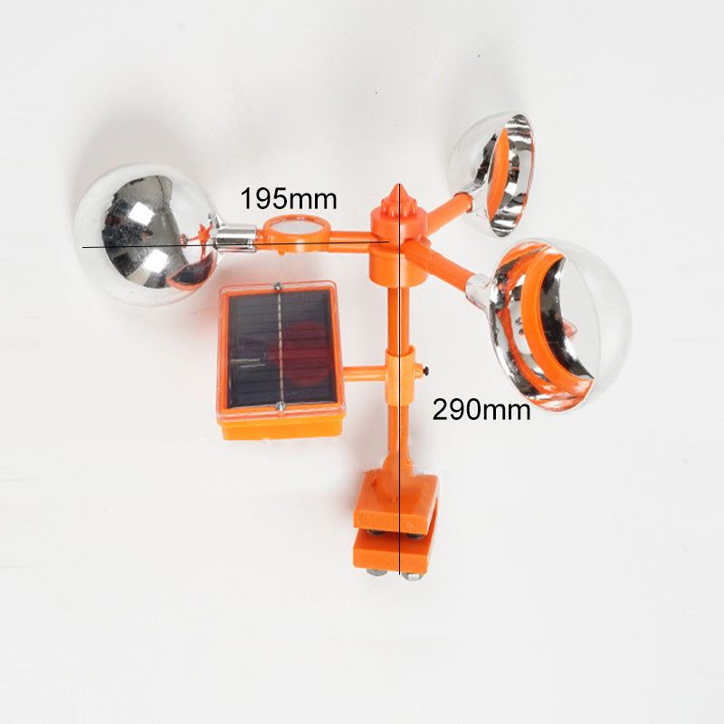 Reflektor und Windspinner zur Vogelabwehr mit Geräuschfunktion