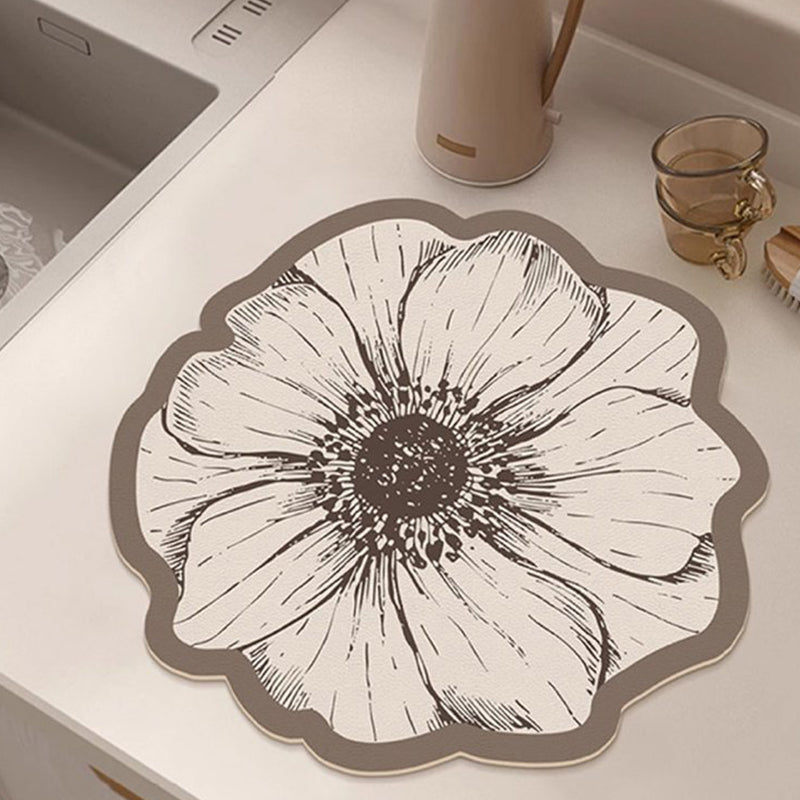 🌸Flower-Shaped Dish Drying Mat for Kitchen Counter-✨ Jetzt 50% sparen!⏳ Nur heute!