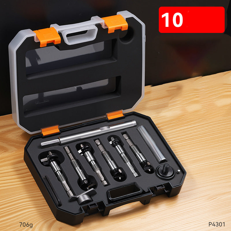 3-in-1 Anti-Rutsch-Sechskant-Holzlochbohrer-Set