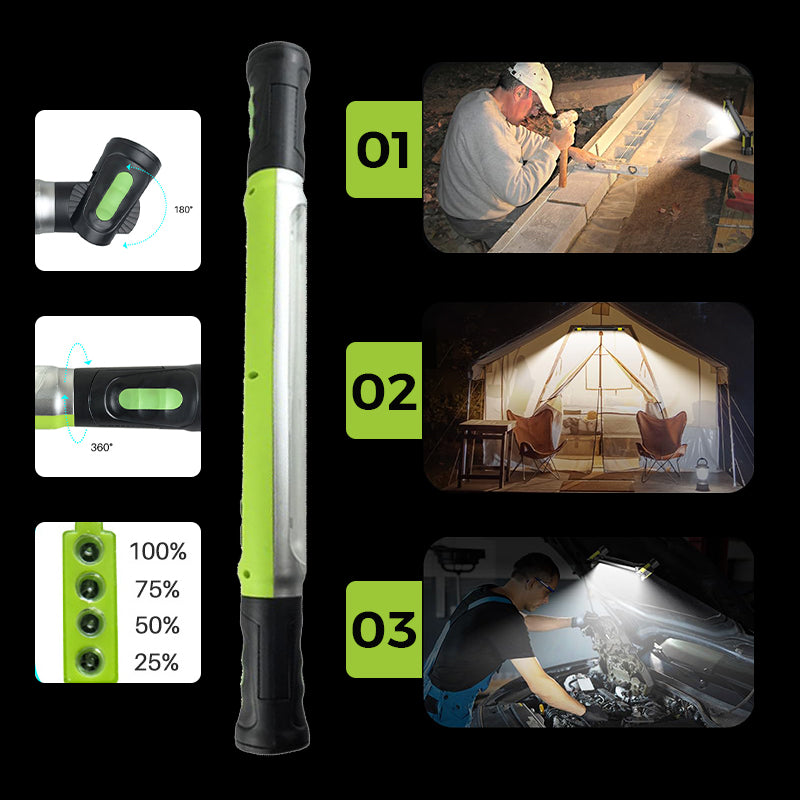 3000LM LED-Arbeitsleuchte mit Haken
