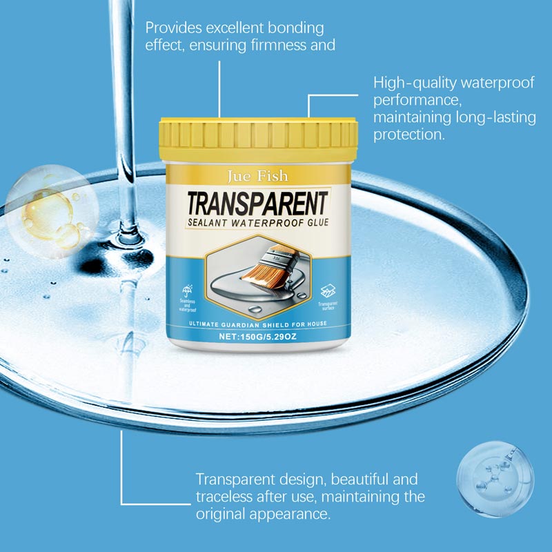 💧 Transparentes & wasserdichtes Mehrzweckmittel – ideal für Küche, Bad & mehr