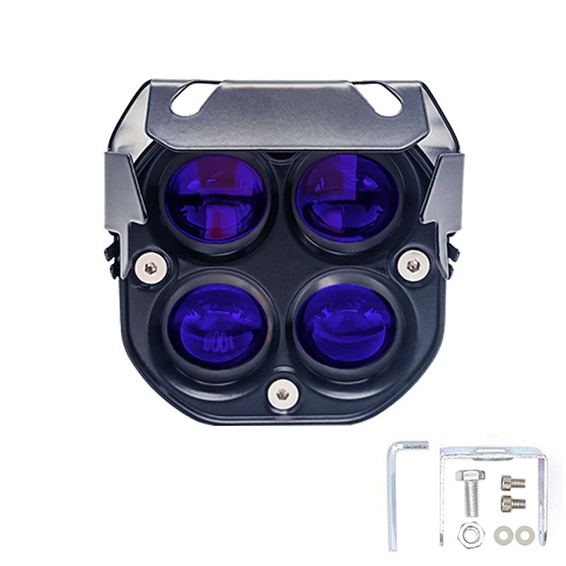 4-LED Motorradscheinwerfer (40W, 4000LM, IP67) – Aluminiumgehäuse, 6000K Tageslichtweiß
