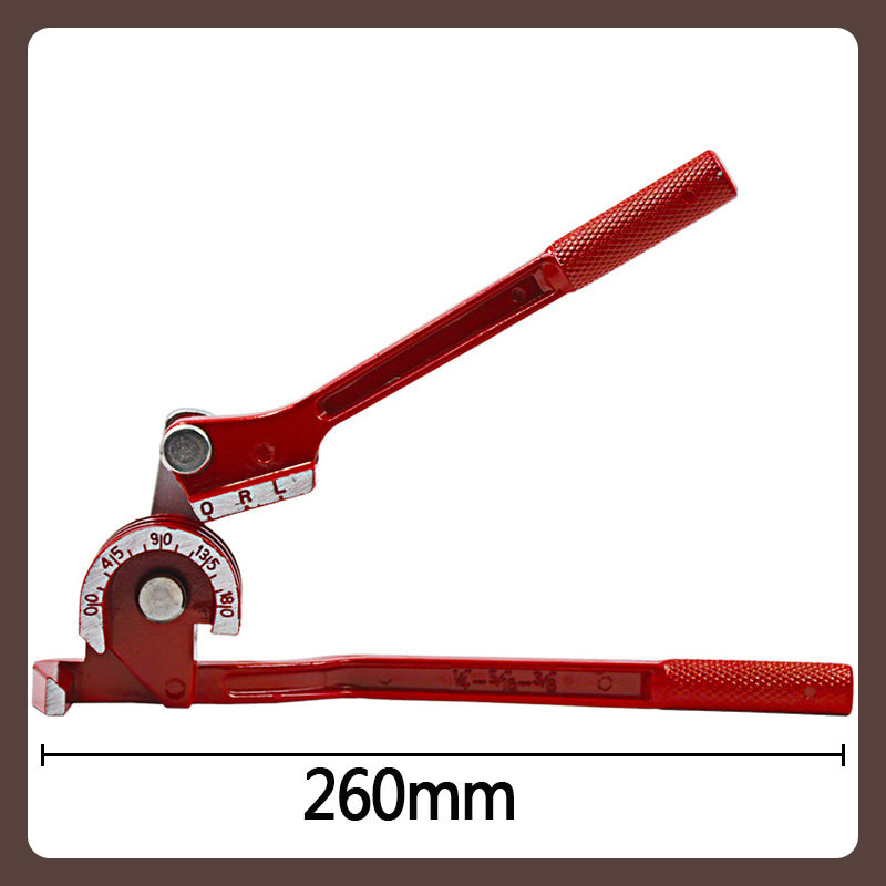 Präzisions-Rohrbieger 180° für Stahl/Kupfer/Alu – Manuelle 3-fach Verarbeitung