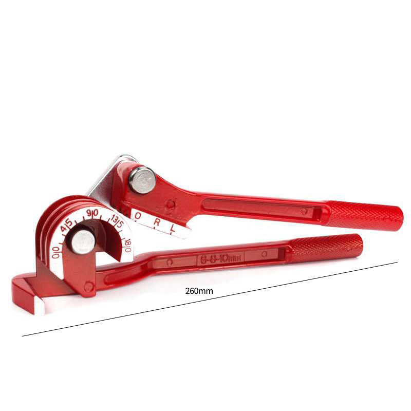 Präzisions-Rohrbieger 180° für Stahl/Kupfer/Alu – Manuelle 3-fach Verarbeitung