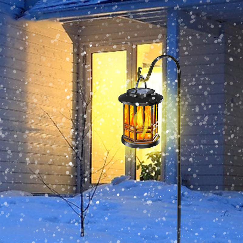 ✨2025 Heißester Verkauf🔥Wasserdichtes Solar-Flammenlaternenlicht für den Außenbereich