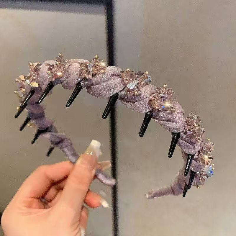 Strass-Haarband mit Zähnen für Frauen