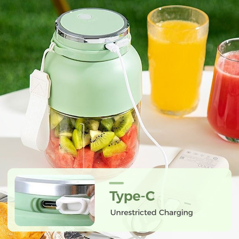 Kabelloser Mixer 1,3 L – Für Smoothies, Fitness & gesunde Ernährung 💪🍹