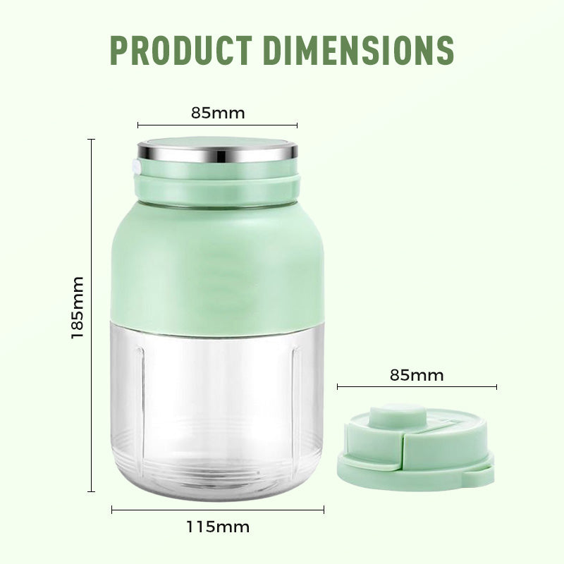 Kabelloser Mixer 1,3 L – Für Smoothies, Fitness & gesunde Ernährung 💪🍹