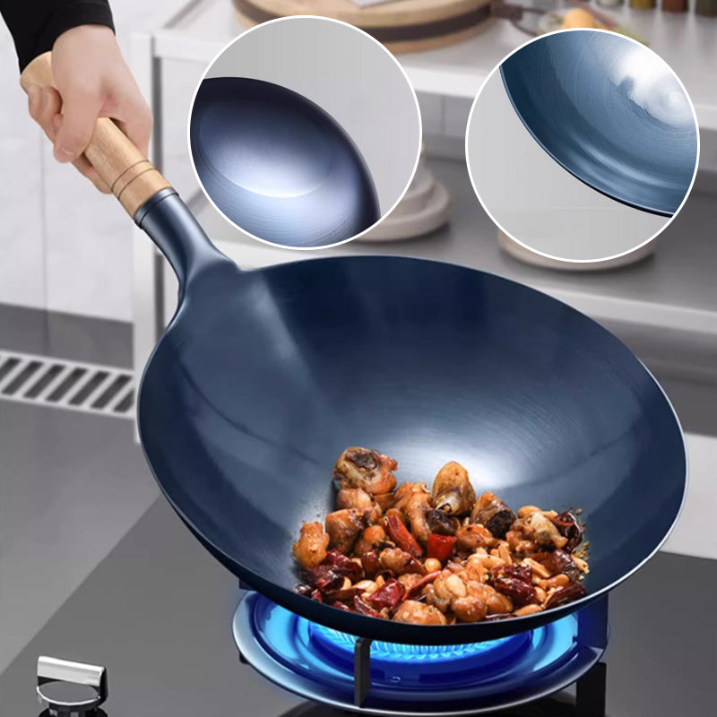 🔥Unbeschichteter Nicht-Stick-Eisen-Wok