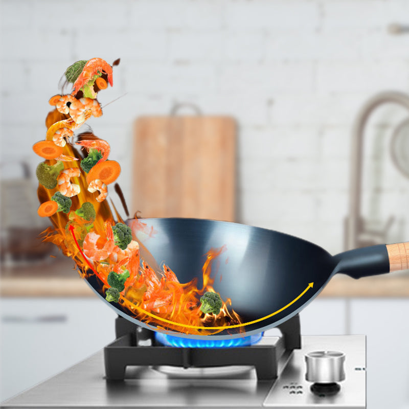 🔥Unbeschichteter Nicht-Stick-Eisen-Wok