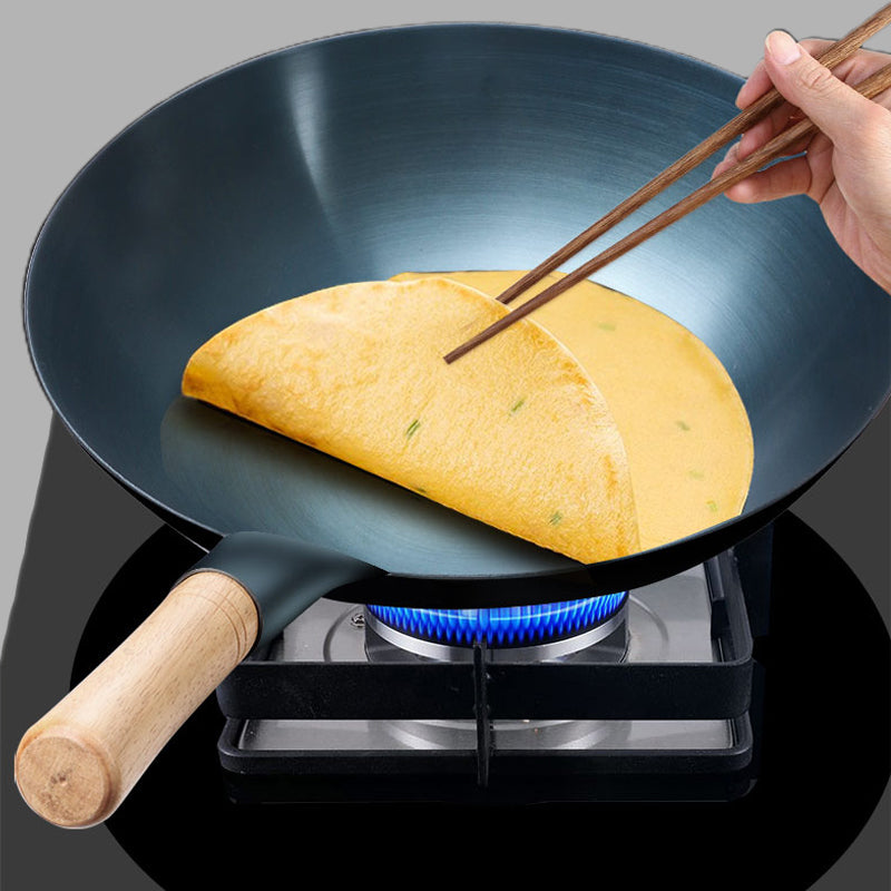 🔥Unbeschichteter Nicht-Stick-Eisen-Wok