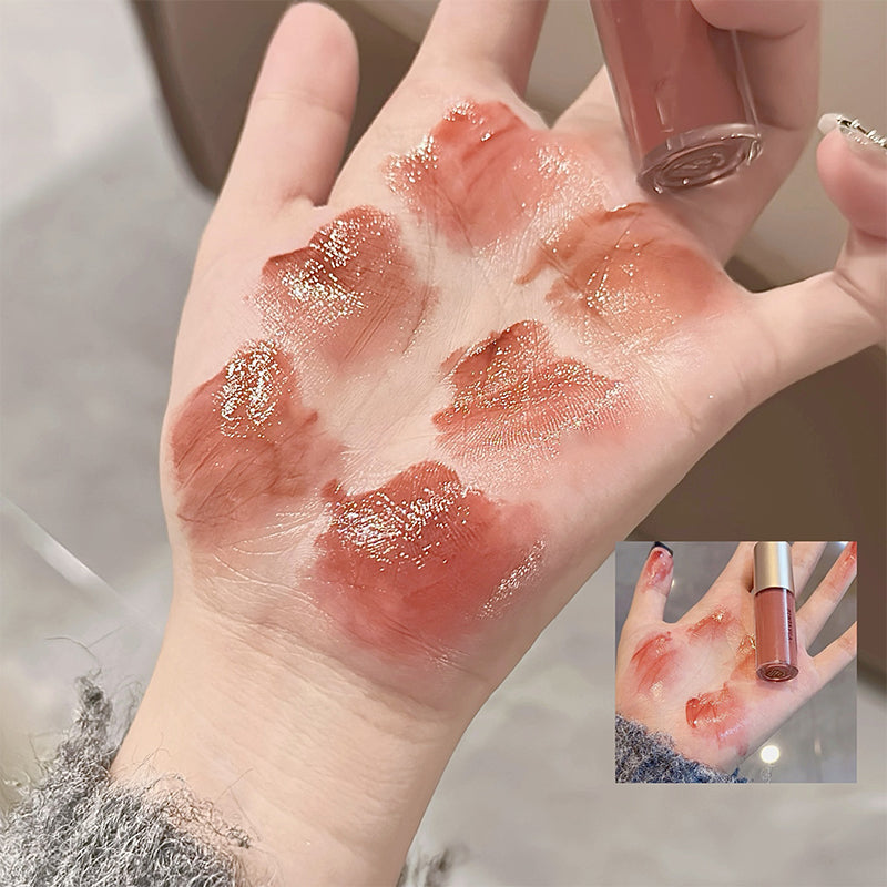 Feuchtigkeitsspendender strahlender Lipgloss