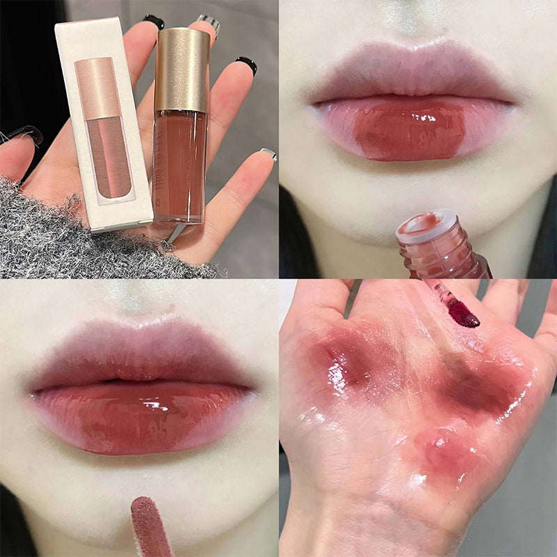 Feuchtigkeitsspendender strahlender Lipgloss