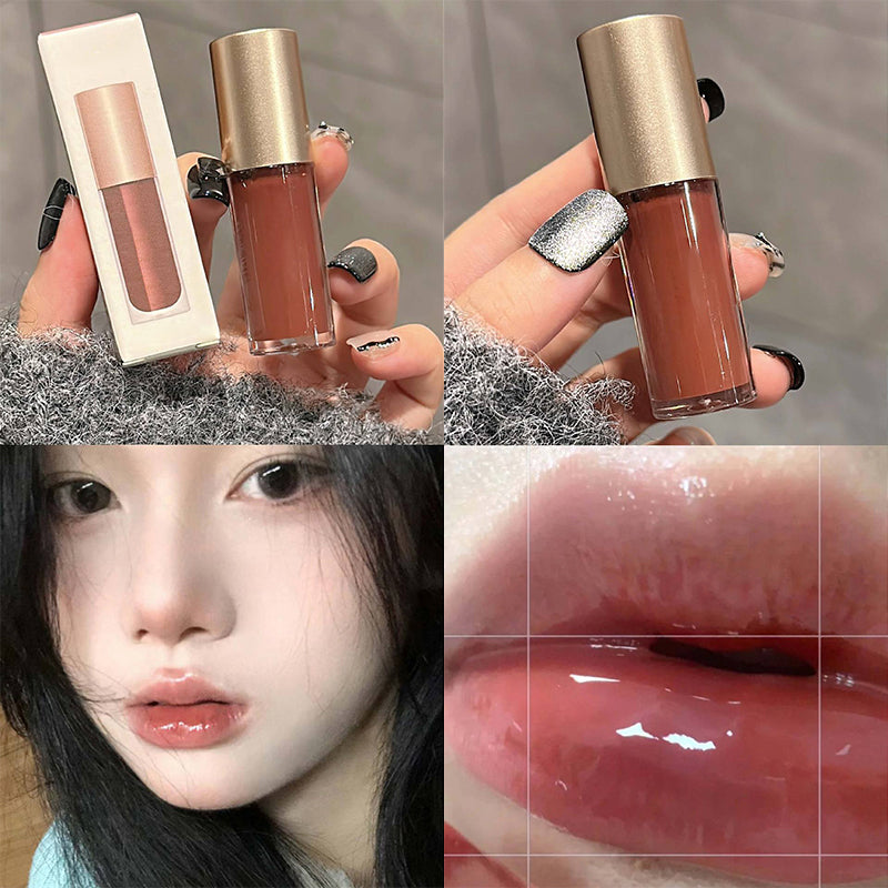Feuchtigkeitsspendender strahlender Lipgloss