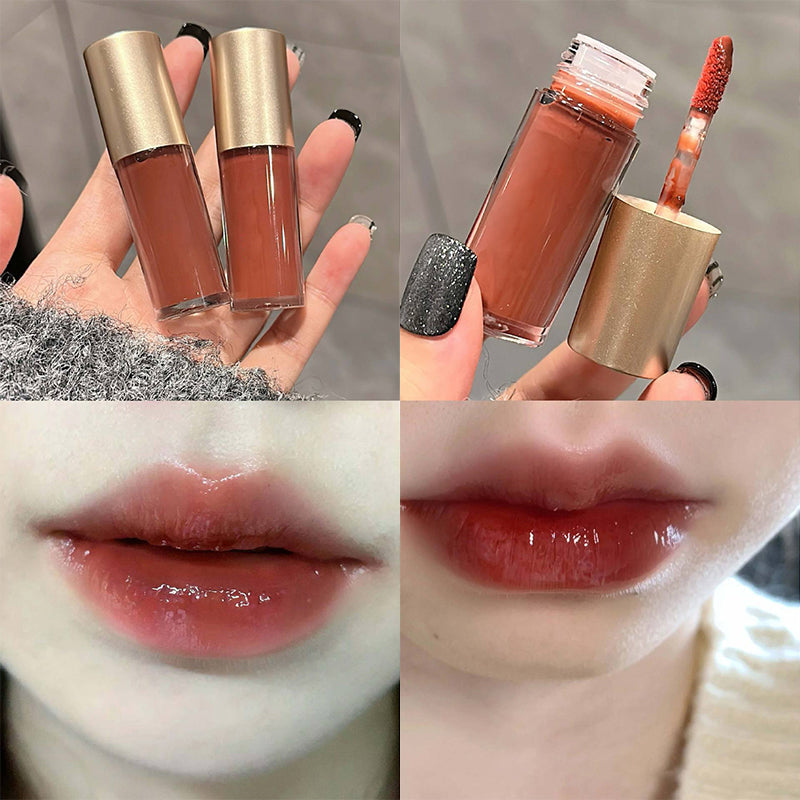 Feuchtigkeitsspendender strahlender Lipgloss