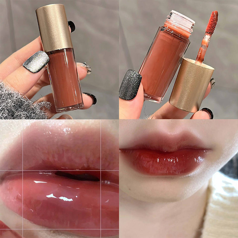Feuchtigkeitsspendender strahlender Lipgloss