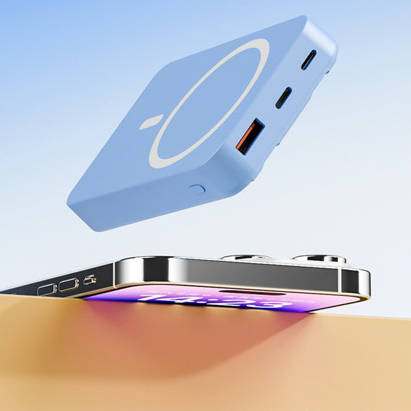 Magnetische Powerbank mit Ständer und Schnellladefunktion