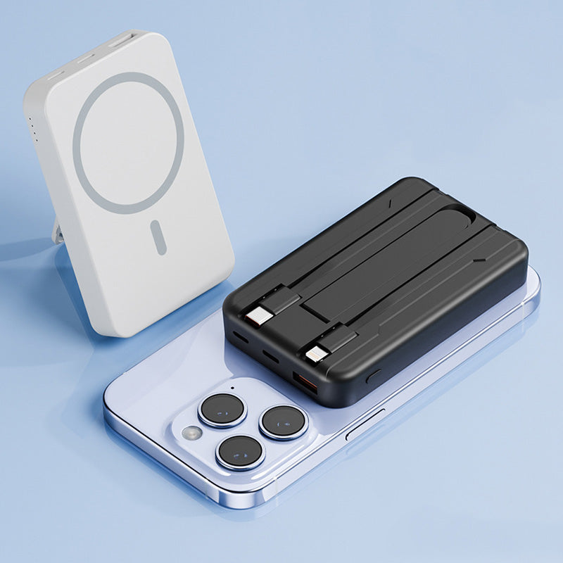 Magnetische Powerbank mit Ständer und Schnellladefunktion