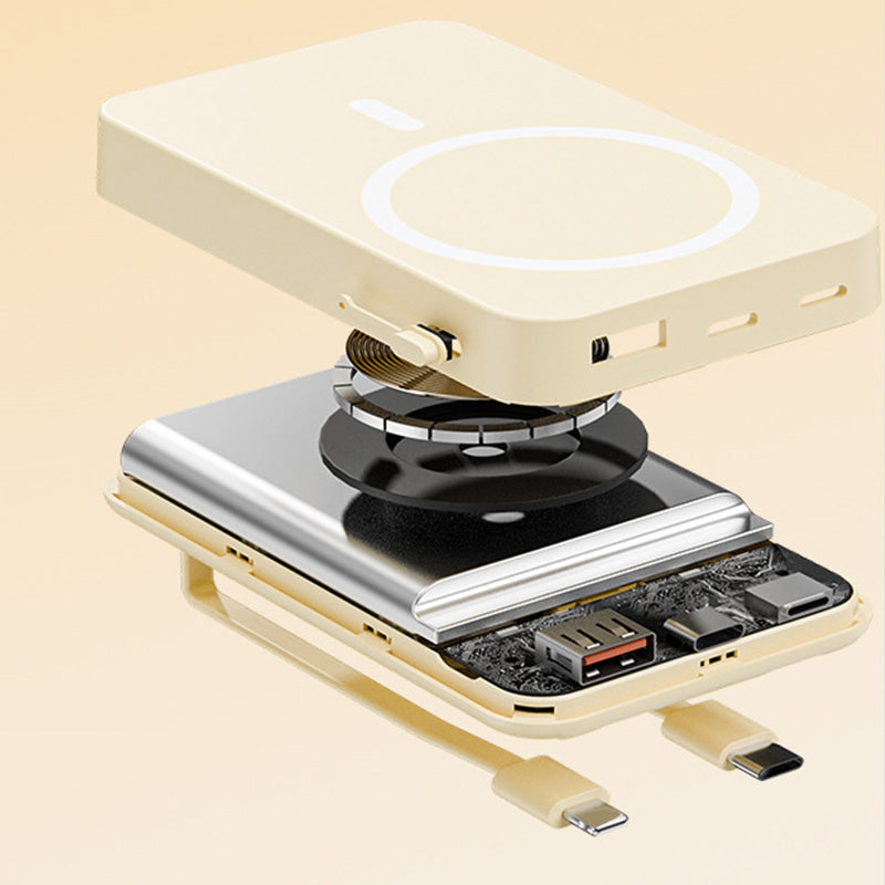 Magnetische Powerbank mit Ständer und Schnellladefunktion