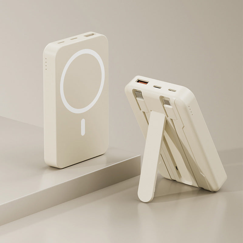 Magnetische Powerbank mit Ständer und Schnellladefunktion
