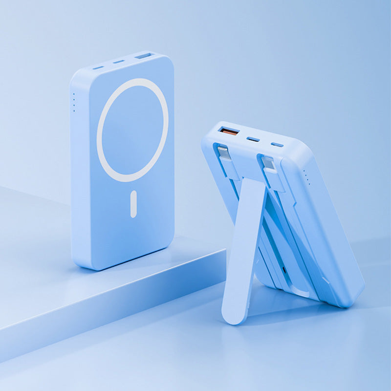 Magnetische Powerbank mit Ständer und Schnellladefunktion