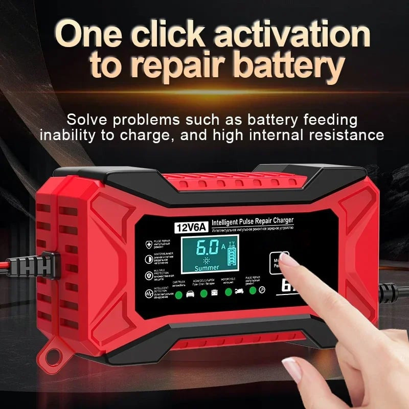🔥Intelligentes Batterieladegerät für Auto und Motorrad