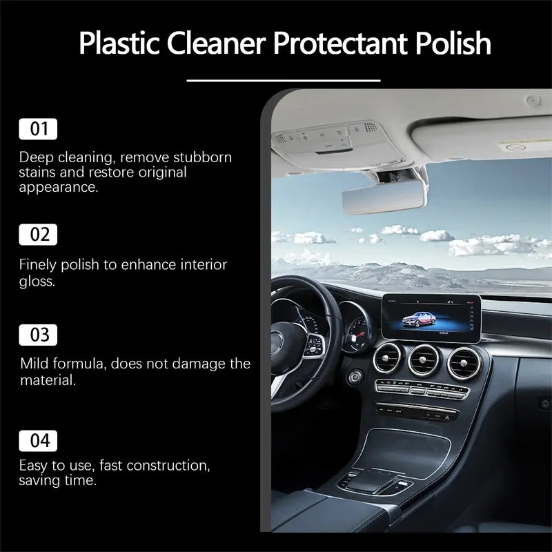 🚗💎 Auto-Innenreiniger + Politur 2-in-1: Sauber, geschützt, glänzend – ohne Zeitverlust! ✨