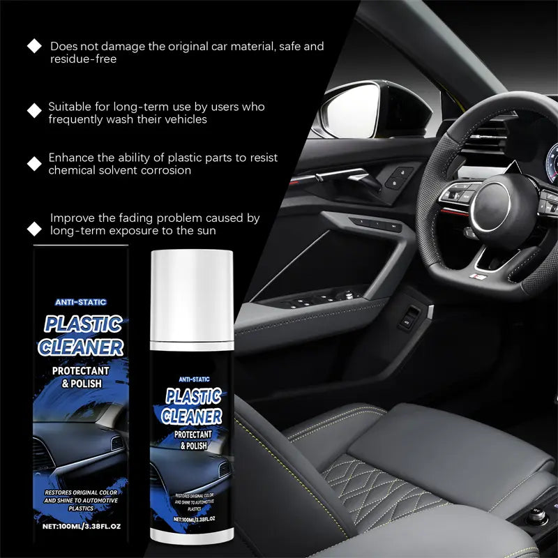 🚗💎 Auto-Innenreiniger + Politur 2-in-1: Sauber, geschützt, glänzend – ohne Zeitverlust! ✨