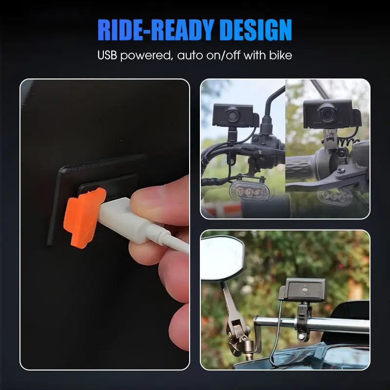 Wasserdichte HD Motorrad Dashcam