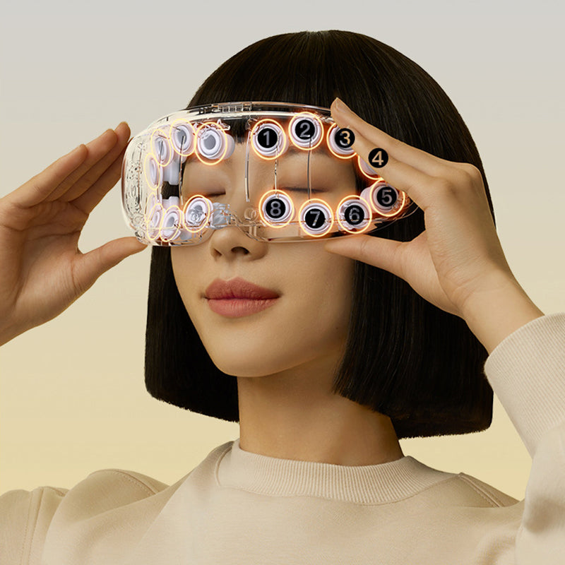 Feuchtigkeitsspendendes und beruhigendes Augenmassagegerät