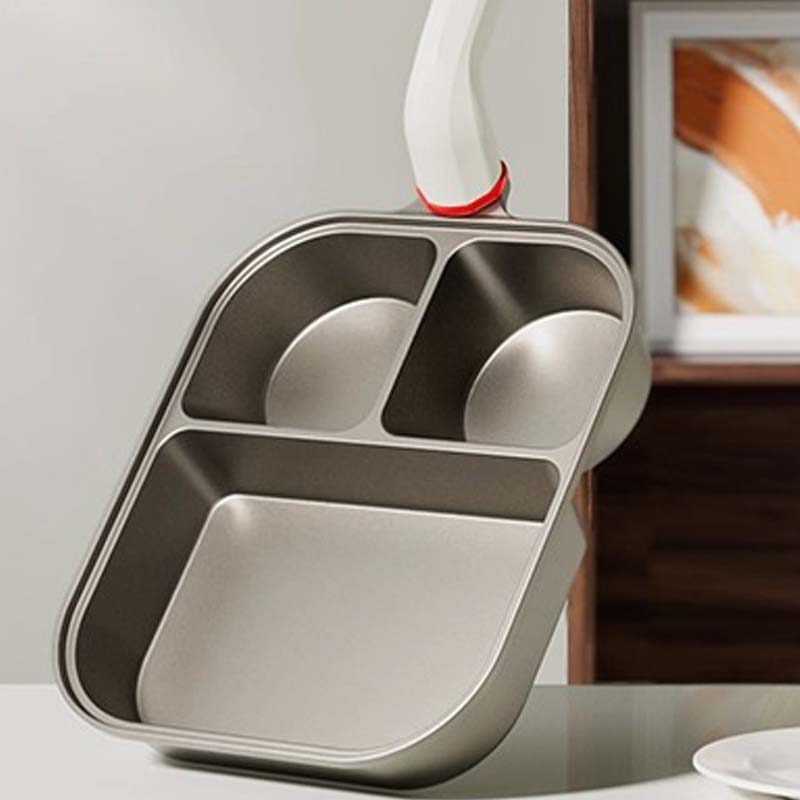 3-in-1 Tassenförmige Bratpfanne mit hoher Kapazität