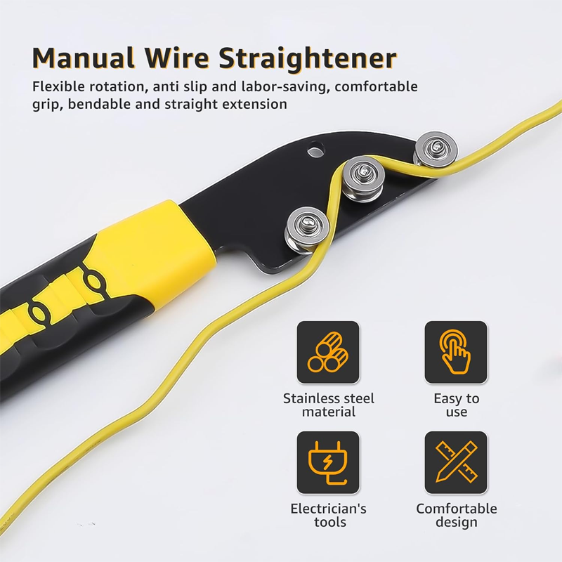 Handlicher, langlebiger Drahtrichtgerät mit sanftem Rollverhalten