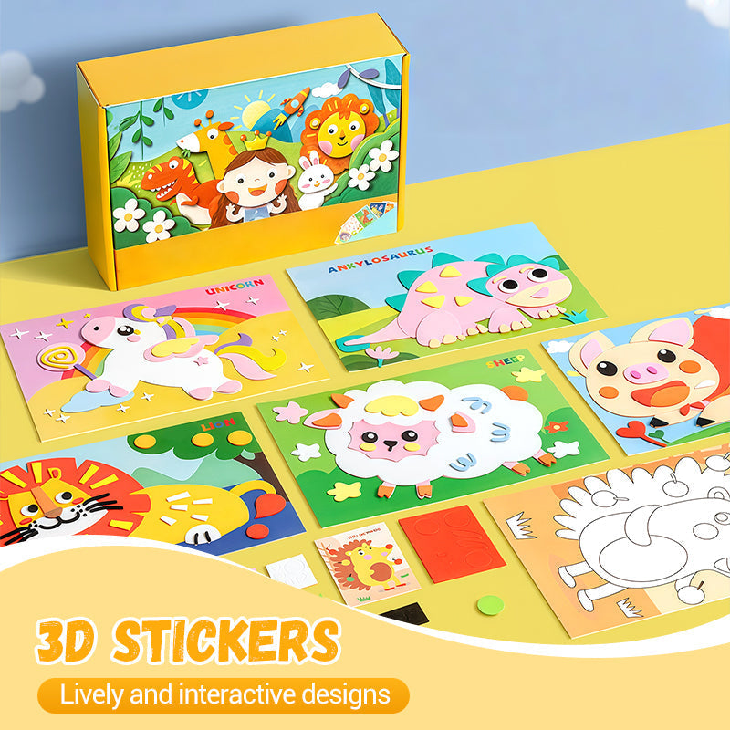 Kinder DIY 3D EVA Sticker Bastelset