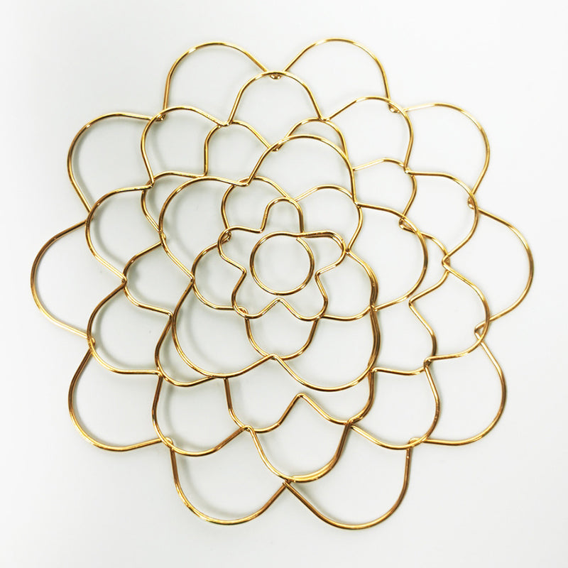 🍂Herbst-Sonderverkauf🌸Organizer aus Edelstahl mit Blumenmuster♻️