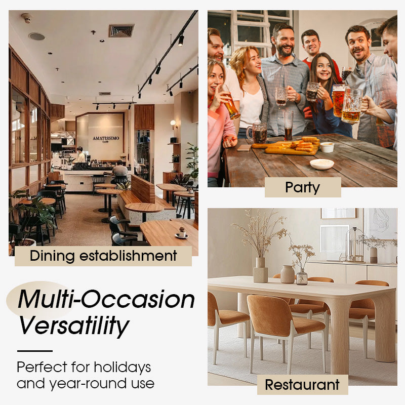 Freudige festliche klassische Weihnachtstischdecke