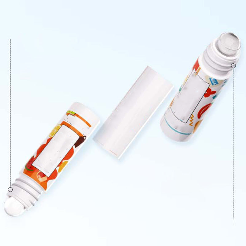 Zweiköpfiger Fleckenentferner-Stift & Trockenreiniger - Tragbare, sofortige Fettflecken-Entfernung für weiße Kleidung (wäschefrei)