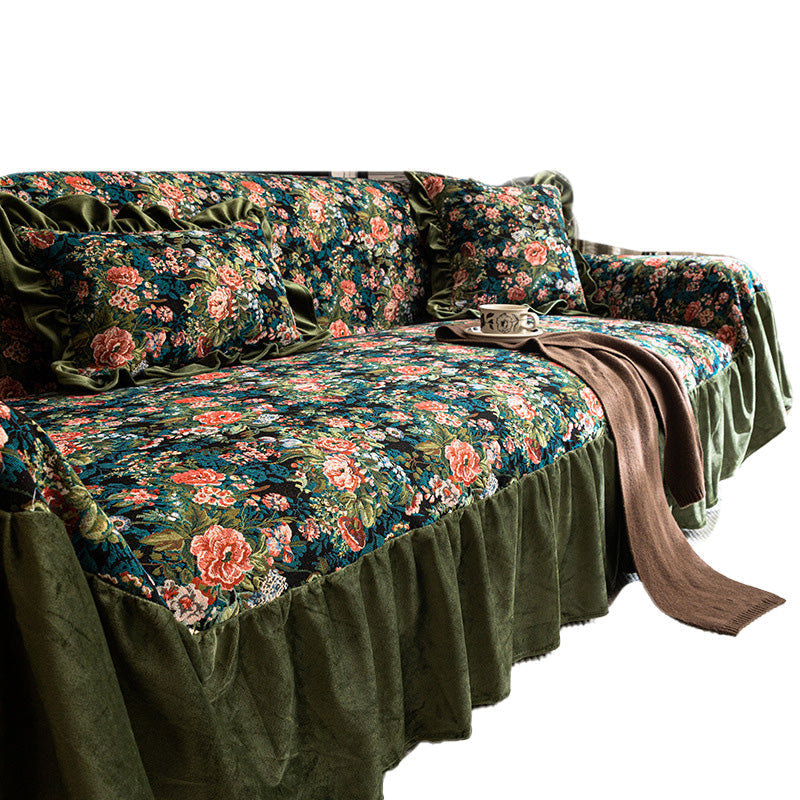 ✨ Französische Luxus Sofaüberwurf – Ganzabdeckung, universell passend, eleganter Sofabezug mit Rückenlehne, auch für Einzelsofa geeignet
