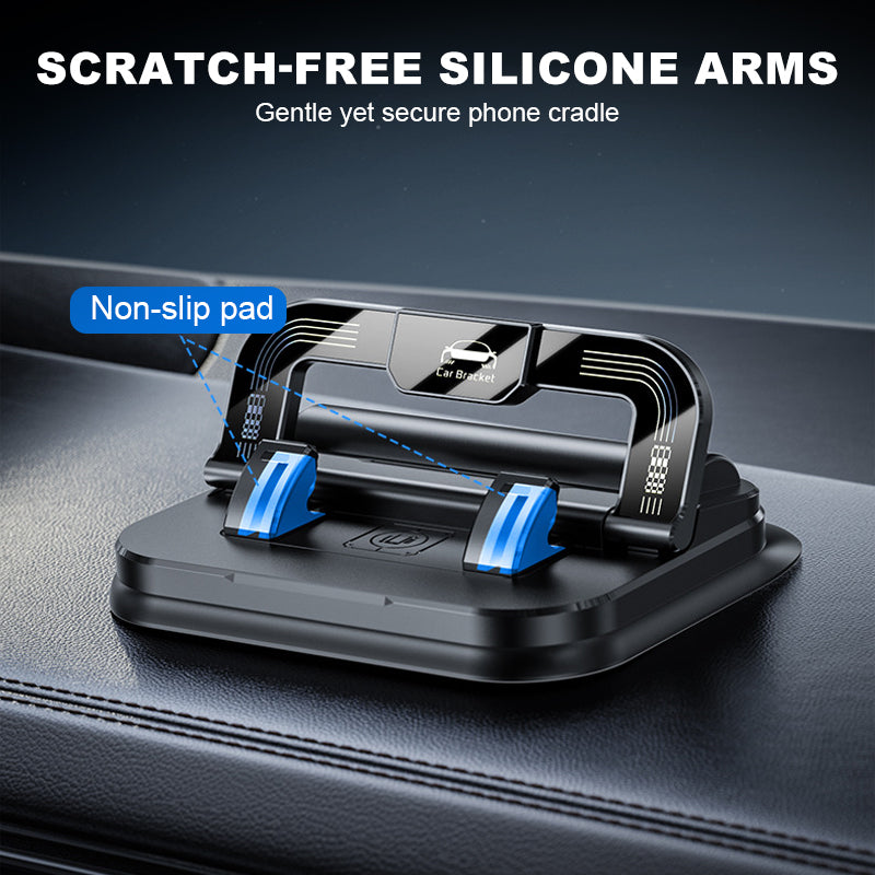 Faltbarer und um 360° drehbarer Telefonhalter